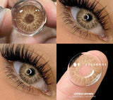 GETADME -Lente de Contato Natural Colorida para Olhos, Pupilas Cinzentas, Contatos Olhos Azuis, Maquiagem Beleza Anual, Contatos Olhos Verdes, 2Pcs