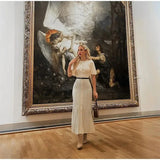 GETADME 우아한 니트 패치워크 미디 드레스 여성용 반팔 하이웨이스트 캐주얼 싱글 브레스트 커비 드레스 여름 블랙 살구색