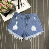 GETADME High Waist Black Retro Washed Denim Shorts Women's Harajuku Vintage Fashion Casual Loose Y2K Streetwear Mid Long Wide Leg Pants