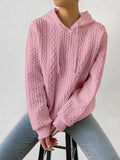 GETADME Autumn Winter Hoodies Women Casual Long Sleeve Tops Loose Pink Sweatshirt Korean Fashion Pullovers New In Hoodies & Sweatshirts