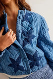 GETADME Autumn Winter Printing Jacket O Neck Single Breasted Coat Long Sleeve Casual Outerwear 2025 New Bohemian High Street Lady Coats