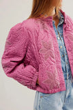 GETADME Autumn Winter Printing Jacket O Neck Single Breasted Coat Long Sleeve Casual Outerwear 2025 New Bohemian High Street Lady Coats
