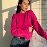GETADME Autumn Winter Round Neck Sweater Women Cashmere Fashion Basic Knitted Pullover Chic Soft Casual Female Jumper Long Sleeve Tops
