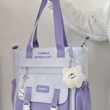 GETADME Bag Female College Student Carrying Bag Girl Large Capacity One Shoulder Versatile Crossbody Bag