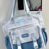 GETADME Bag Female College Student Carrying Bag Girl Large Capacity One Shoulder Versatile Crossbody Bag