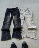 GETADME Baggy Casual Y2K pants Retro Hip Hop Zipper cargo pants Sweatpants Men Women Harajuku Letter joggers women trousers Streetwear