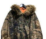 GETADME 블로켓 레트로 택티컬 위장 지퍼 코튼 패딩 재킷 여성용 Y2K 하라주쿠 고딕 플러시 웜 캐주얼 후드 스웨트셔츠