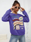GETADME California Yourself Letter Printed Women  Sweatshirt Harajuku Casual Hoody Fashion Loose Hoodie Warm Vintage Fleece Female Tops