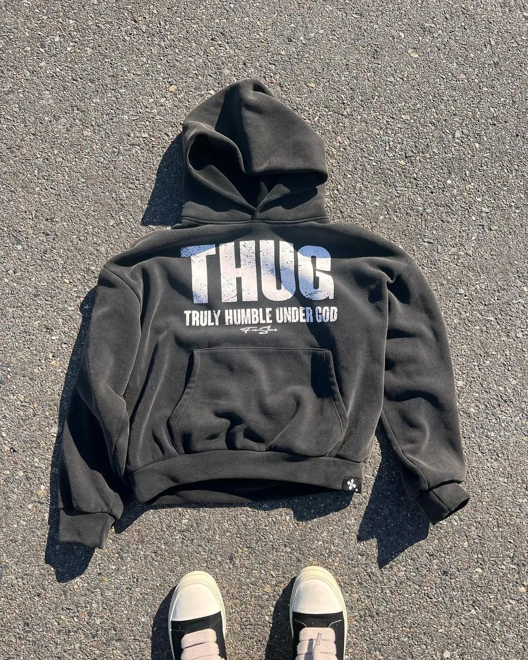 GETADME Casual Vintage Y2k Hip Hop Letter Print Oversized Hoodie Retro Gothic Aesthetic Fashion Hoodie Ladies Tops Kawaii Sweatshirts