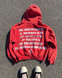 GETADME Casual Vintage Y2k Hip Hop Letter Print Oversized Hoodie Retro Gothic Aesthetic Fashion Hoodie Ladies Tops Kawaii Sweatshirts