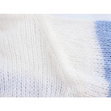 GETADME Chic Knitted Cardigan Autumn Winter Women Coat Trend Stripes Fluffy Sweater Designs Long Sleeve Tops Casual Loose Jumpers New