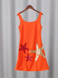 GETADME Chic Sparkling Star Print Ruffle Women Mini Dresses Elegant Sleeveless Backless Pleated Knit Prom Dresses 2025 Female Party Robe