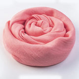 GETADME Cotton Linen Solid Color Scarf Female Summer Sun Protection Medium Length Gauze Japanese Korean Beach Scarves Tourism Shawl