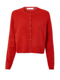 GETADME Crochet Knit Cardigans Women Slim Crew Neck Vintage Y2k Long Sleeve Single Breasted Sweaters 2025 Autumn Lady Versatile Sweater