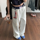 GETADME Vintage Baggy Sweatpants Woman Y2k America Sports Hip Hop Joggers Pants Autumn Casual Korean Fashion Loose Trousers