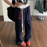 GETADME Vintage Baggy Sweatpants Woman Y2k America Sports Hip Hop Joggers Pants Autumn Casual Korean Fashion Loose Trousers