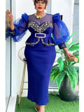 GETADME Elegant African Dresses for Women 2025 New Africa Clothing Plus Size Turkey Wedding Party Long Dress Dashiki Ankara Outfits Robe