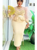 GETADME Elegant African Dresses for Women 2025 New Africa Clothing Plus Size Turkey Wedding Party Long Dress Dashiki Ankara Outfits Robe