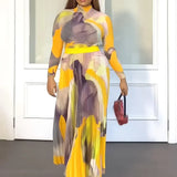 GETADME Elegant African Dresses for Women Two Pieces Set Tops And Skirts Suits Dashiki Ankara Outfits Plus Size Lady Party Dress 2025