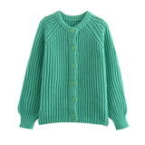 GETADME Fall 2025 Luxury Clothes Womens Sweaters Long Sleeve Top Solid Loose Casual Sweater Vest Cable Knit Sweater Pink Cardigans Y2k