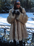 Getadme Fashion Lapel Women Thick Warm Long Faux Fur Jacket Elegant Long Sleeve Loose Cardigan Overcoat Winter Lady Chic Street Coats