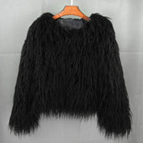 GETADME Fur Coats Women Autumn Winter Top Fashion Pink Faux Fur Coat Elegant Thick Warm Faux Fur Jackets for Women 2025