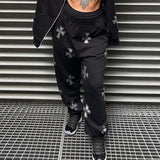 GETADME Gothic Cross Printing Streetwear Winter Warm Two Piece Set Women Tracksuit Autumn Hoodies+pants Fashion Outfits Sweatsuit 2025