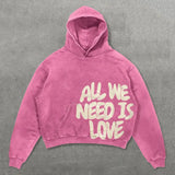 GETADME Gothic punk dark style geometric print pullover hoodies for women clothes y2k vintage streetwear hip-hop couple baggy sweatshirt
