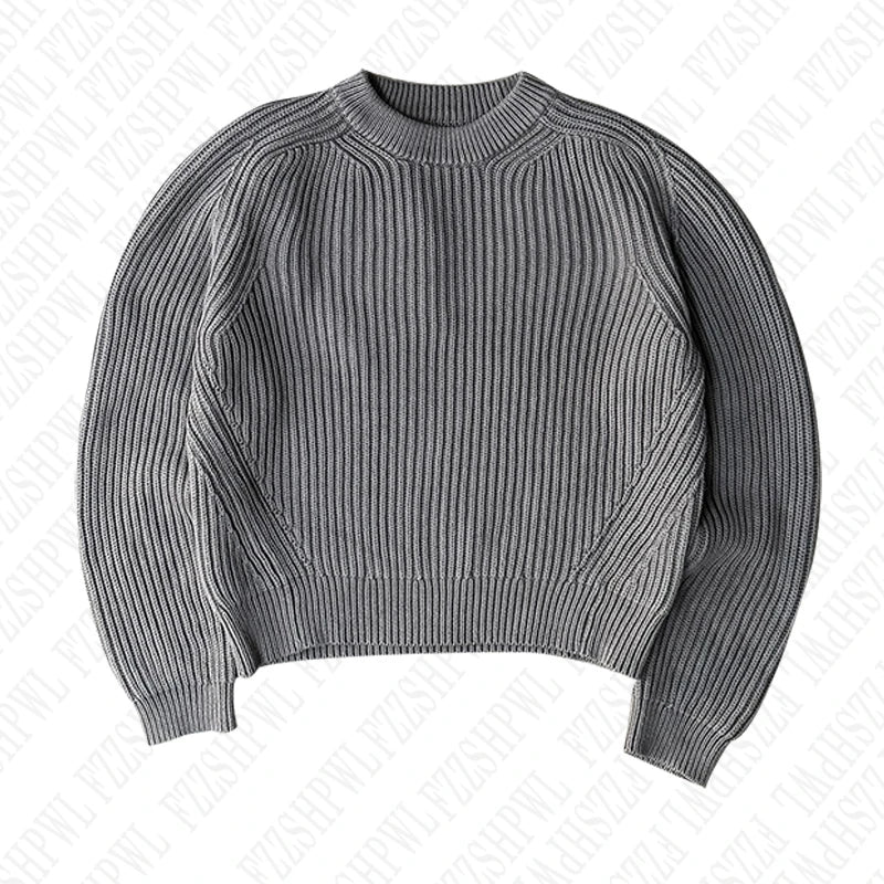 GETADME Grunge Vintage Streetwear Autumn Deeptown Black Gothic Cat Women Sweater Y2k Harajuku Japanese Fashion Oversized Knit Pullovers