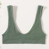 GETADME Women Push Up Bras Deep-U Shape Brassiere Small Cup Bralette Non-wire Seamless Underwear Female Comfy Sexy Lingerie Intimates