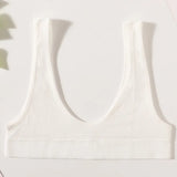 GETADME Women Push Up Bras Deep-U Shape Brassiere Small Cup Bralette Non-wire Seamless Underwear Female Comfy Sexy Lingerie Intimates