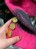 GETADME HIGH STREET Newest F/W 2025 Designer Fashion Women Contrast Single Breasted Wool Short Jacket