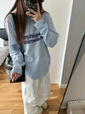 GETADME HOUZHOU Y2k Kpop Oversize Women T-shirts Hollow Out Harajuku Sexy Gyaru Streetwear Long Sleeve Knitted Top Korean Fashion Casual