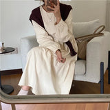 New Autumn Sweater Women Dress Winter Long Sleeve Sweaters Knitted Dresses Womens Loose Maxi Oversize Knitting Robe Vestido