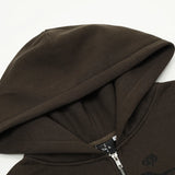 GETADME High Street Heavy Fabric High Quality Original Label Hoodies Embroidery Print Pocket Fleece Men Women Cactus Jack Zipper Hoodie