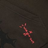 GETADME High Street Heavy Fabric High Quality Original Label Hoodies Embroidery Print Pocket Fleece Men Women Cactus Jack Zipper Hoodie