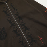 GETADME High Street Heavy Fabric High Quality Original Label Hoodies Embroidery Print Pocket Fleece Men Women Cactus Jack Zipper Hoodie