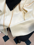 GETADME Hikigawa Chic Fashion Women Gentle 3D Bear Hearts Sweaters Autumn Winter Casual Loose All Match Knitted Pullover Tops Mujer