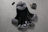 GETADME Hooded Loose Faux Fur Jacket Women Thick Autumn Winter Korean Maxi Coat Long Warm Luxury Fur Parkas Bontjas Furry Outerwear