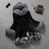 GETADME Hooded Loose Faux Fur Jacket Women Thick Autumn Winter Korean Maxi Coat Long Warm Luxury Fur Parkas Bontjas Furry Outerwear