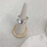GETADME INS Minimalist Silver Color Irregular Wrinkled Surface Finger Rings for Women Men Punk Geometric Opening Ring Girl Party Jewelry