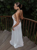 GETADME JULISSA MO Sexy See Through Mesh Women Maxi Dress White Spaghetti Strap Hollow Out Dress Femme Spring Loose Party Beachwear 2025