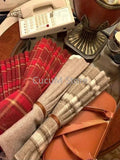 GETADME Japanese Style Retro Spicy Girl Plaid Pleated Skirt Autumn Winter College Style Woolen Mini Skirt High Waiste Sweet Kawaii Skirt
