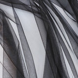 GETADME 일본식 달콤한 로리타 스타일 더블 레이어 메시 서스펜더 스커트 여성 콰이 귀여운 앞치마 주름 장식 시스루 커버업 프린세스 파티 스커트