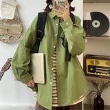 GETADME Japanese sweet flower jacquard sweater knitted vest vest + green shirt two female students joker suit korean sweater y2k femme