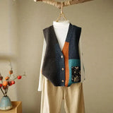 Getadme Korean Fashion Crop Sweater Women Vest Solid Loose Casual Sweater Vest Cable Knit Sweater Vest For Women Luxury Designer Tops