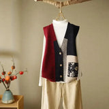 Getadme Korean Fashion Crop Sweater Women Vest Solid Loose Casual Sweater Vest Cable Knit Sweater Vest For Women Luxury Designer Tops