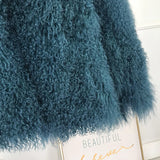 GETADME Ladies Sheep skin Jackets Real Mongolian Lamb Fur Coat Luxury Women's Fleece Jacket 2025 Winter New Short Natural Fur Coat