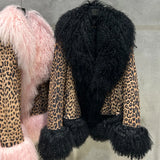 GETADME Mongolian Sheep Fur Coat Women Fur Jacket with Long Sleeves New arrivals Winter Real Fur Coat
