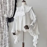 GETADME NONSAR Gothic Black High Waist Fishbone Slim Mid Skirts Women Palace Style Vintage Solid Button A-Line Irregular Y2K Long Skirt